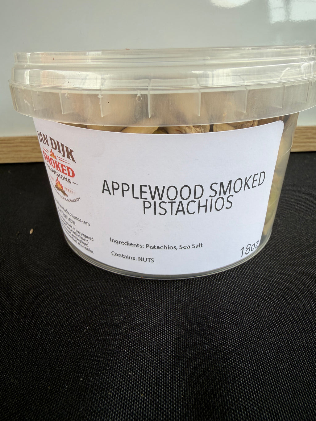 Applewood Smoked Pistachios 18oz By Volume