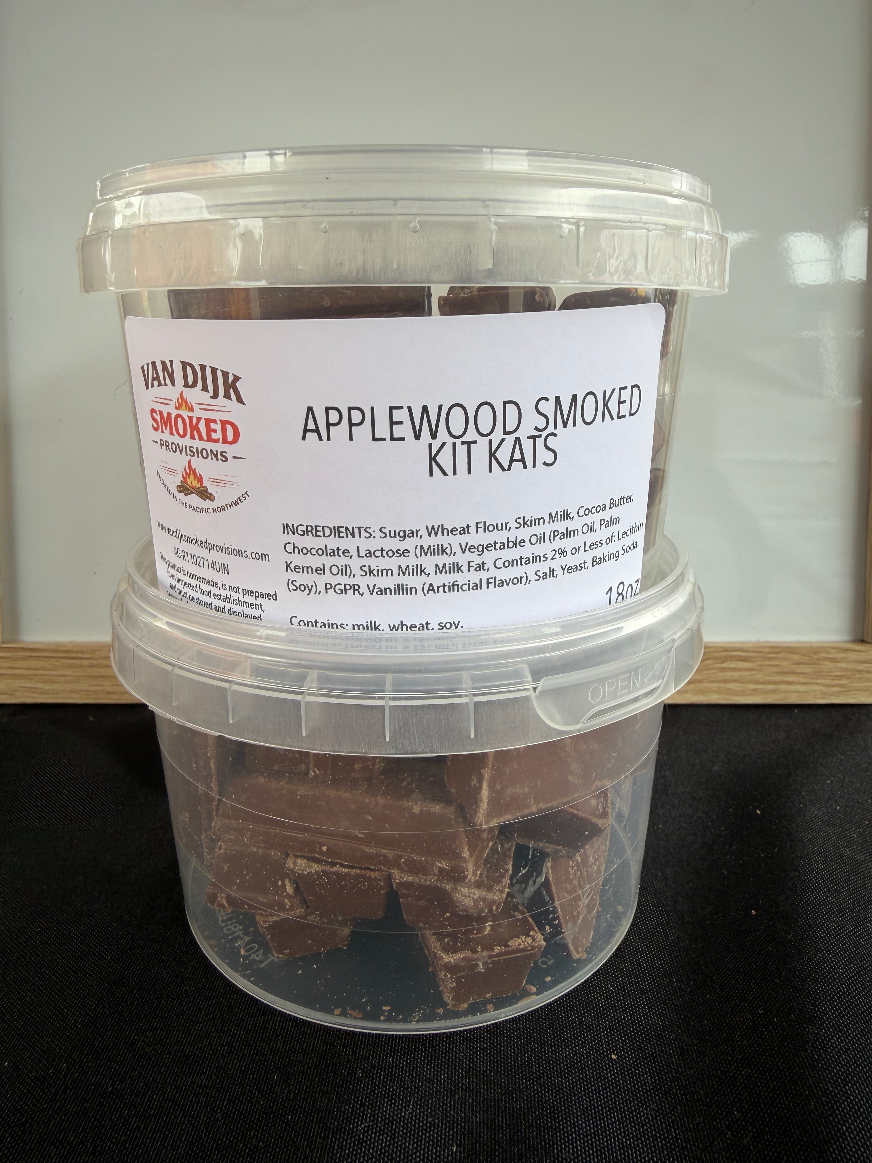 Applewood Smoked Kit Kats 18oz By Volume