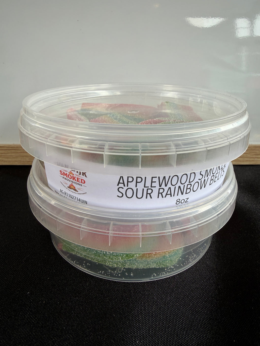 Applewood Smoked Sour Rainbow Belts 8oz