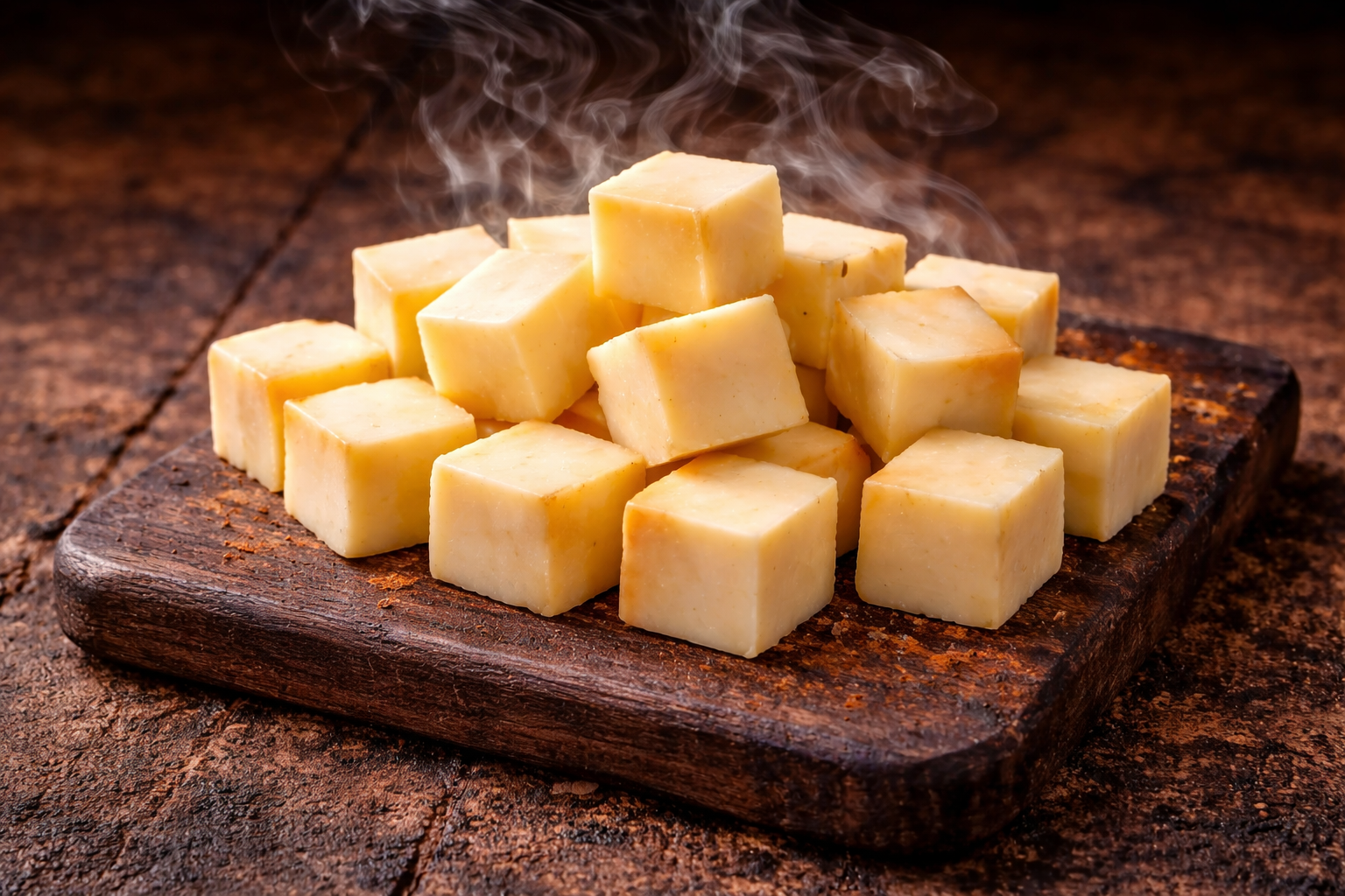 Applewood Smoked Tillamook Extra Sharp White Cheddar Cheese Cubes