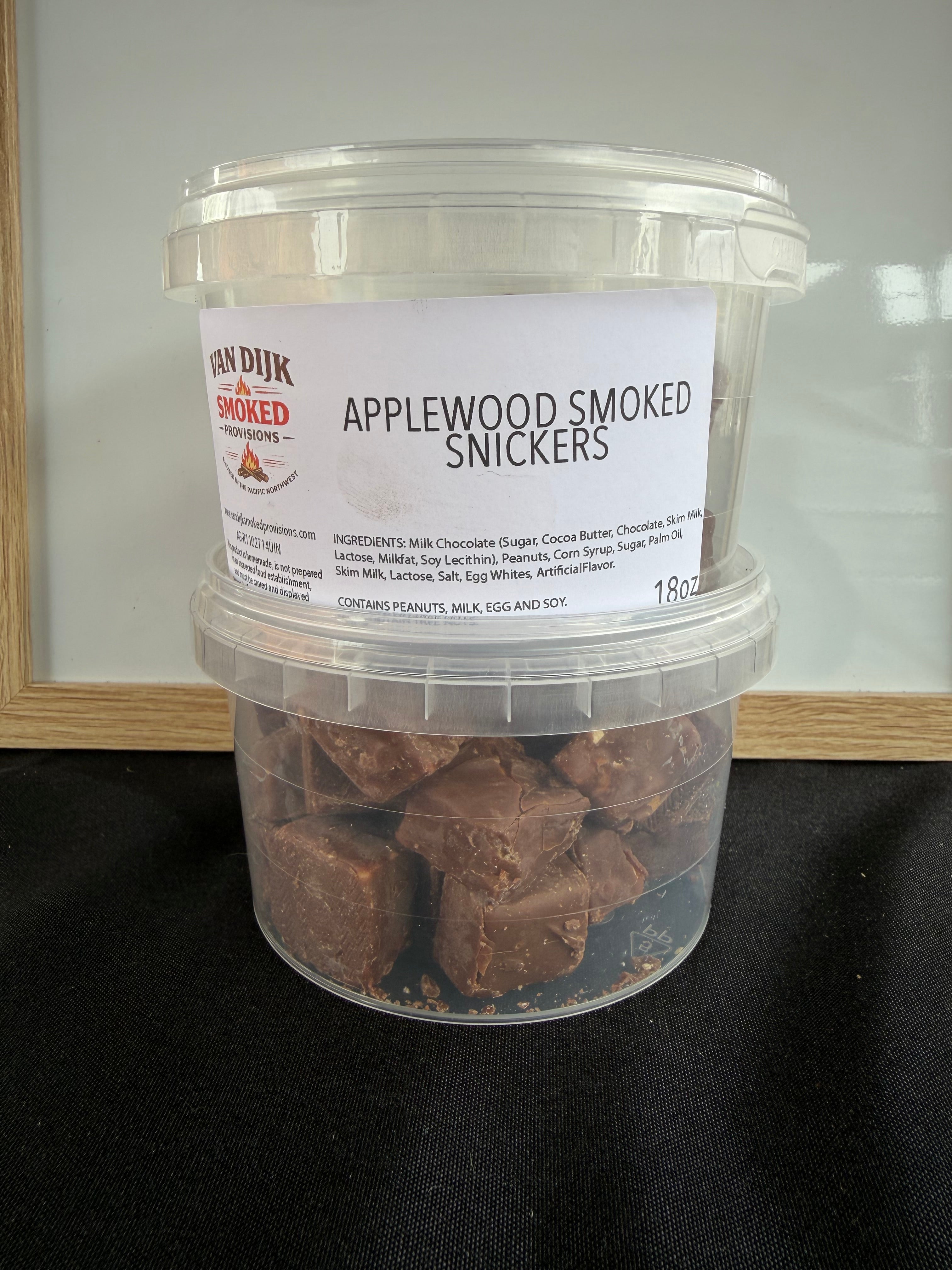 Applewood Smoked Fun Size Snickers 18oz By Volume