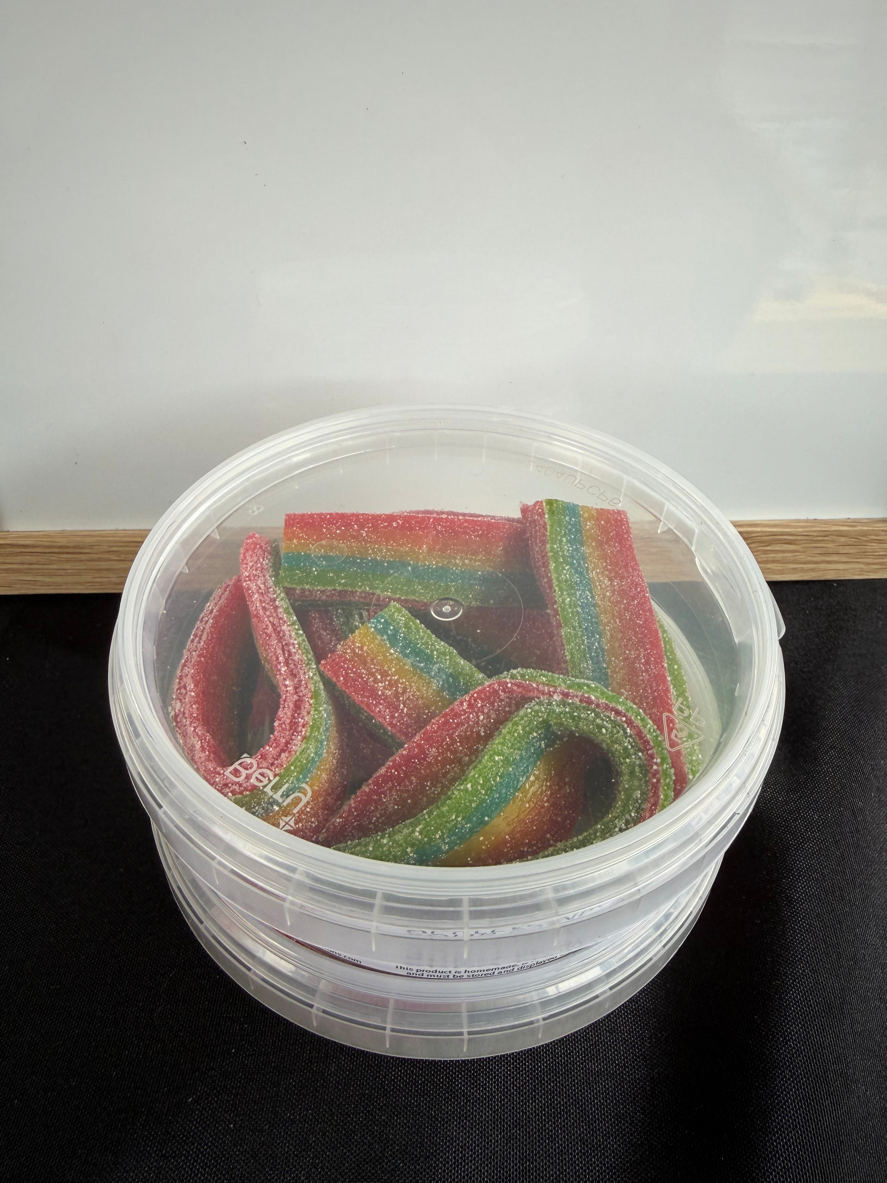 Applewood Smoked Sour Rainbow Belts 8oz