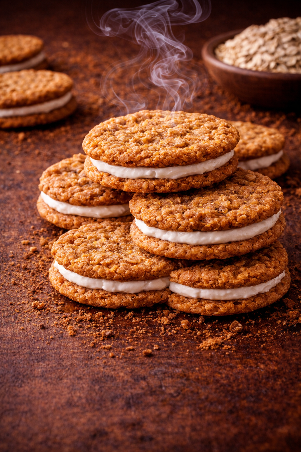 Applewood Smoked Oatmeal Creme Pies 32oz By Volume