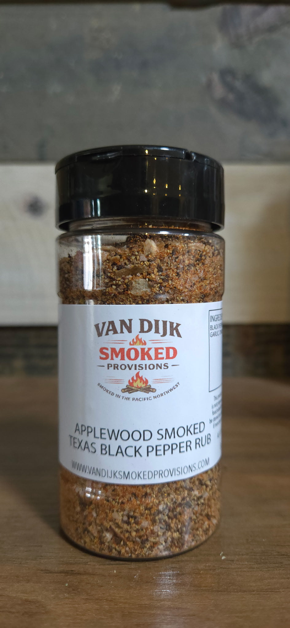 Applewood Smoked Texas Black Pepper Rub Seasoning 8oz