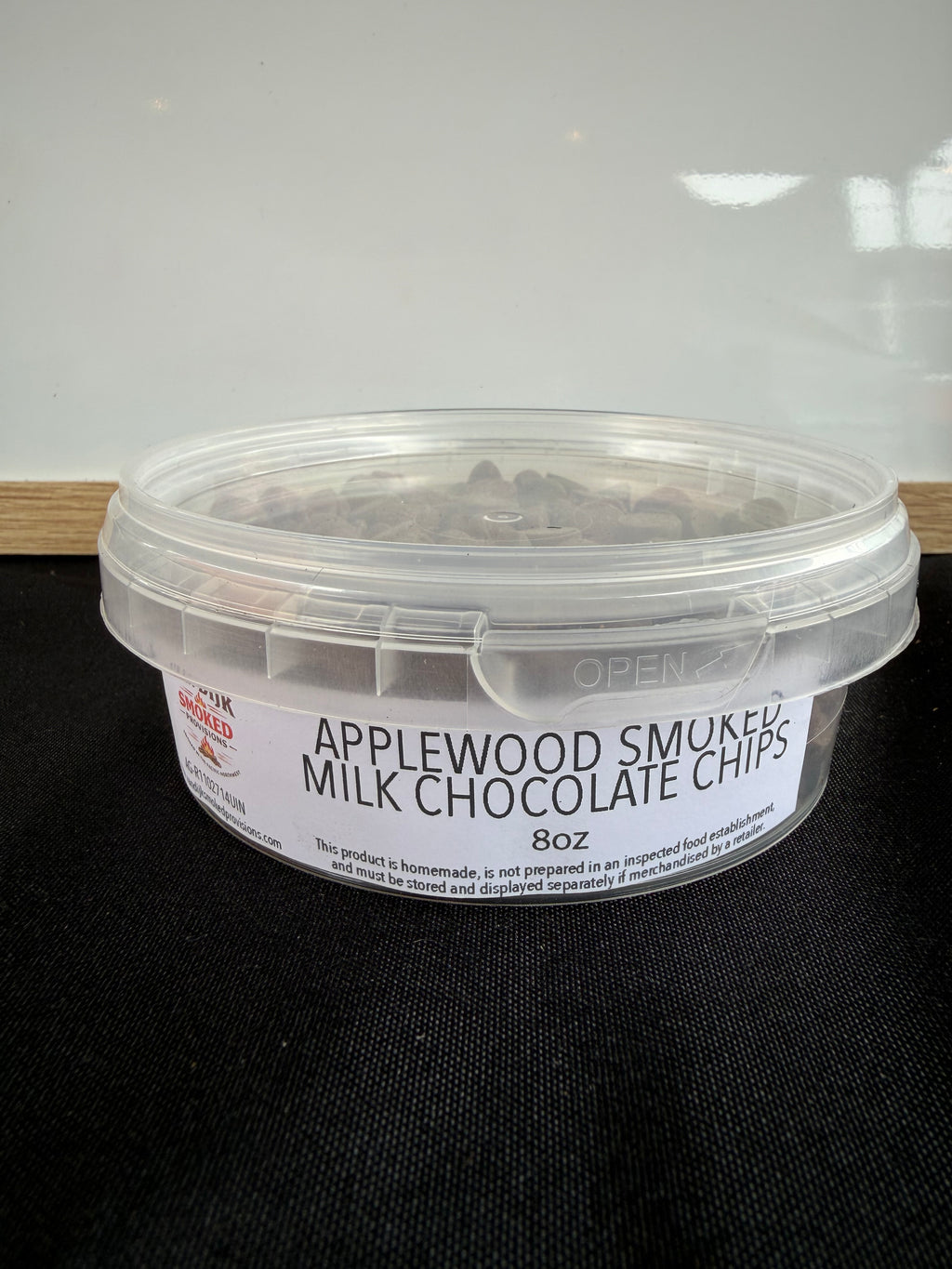 Applewood Smoked Milk Chocolate Chips 8oz By Volume