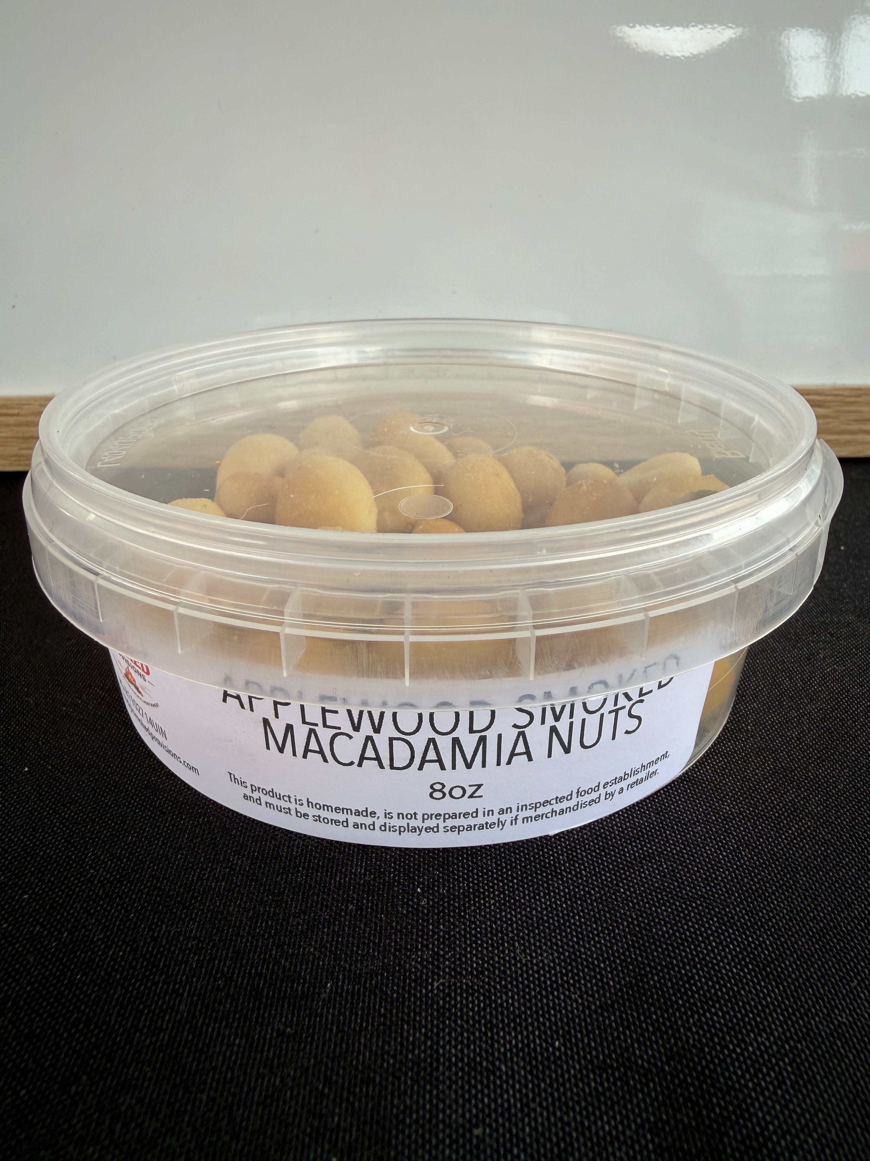 Applewood Smoked Macadamias 8oz By Volume