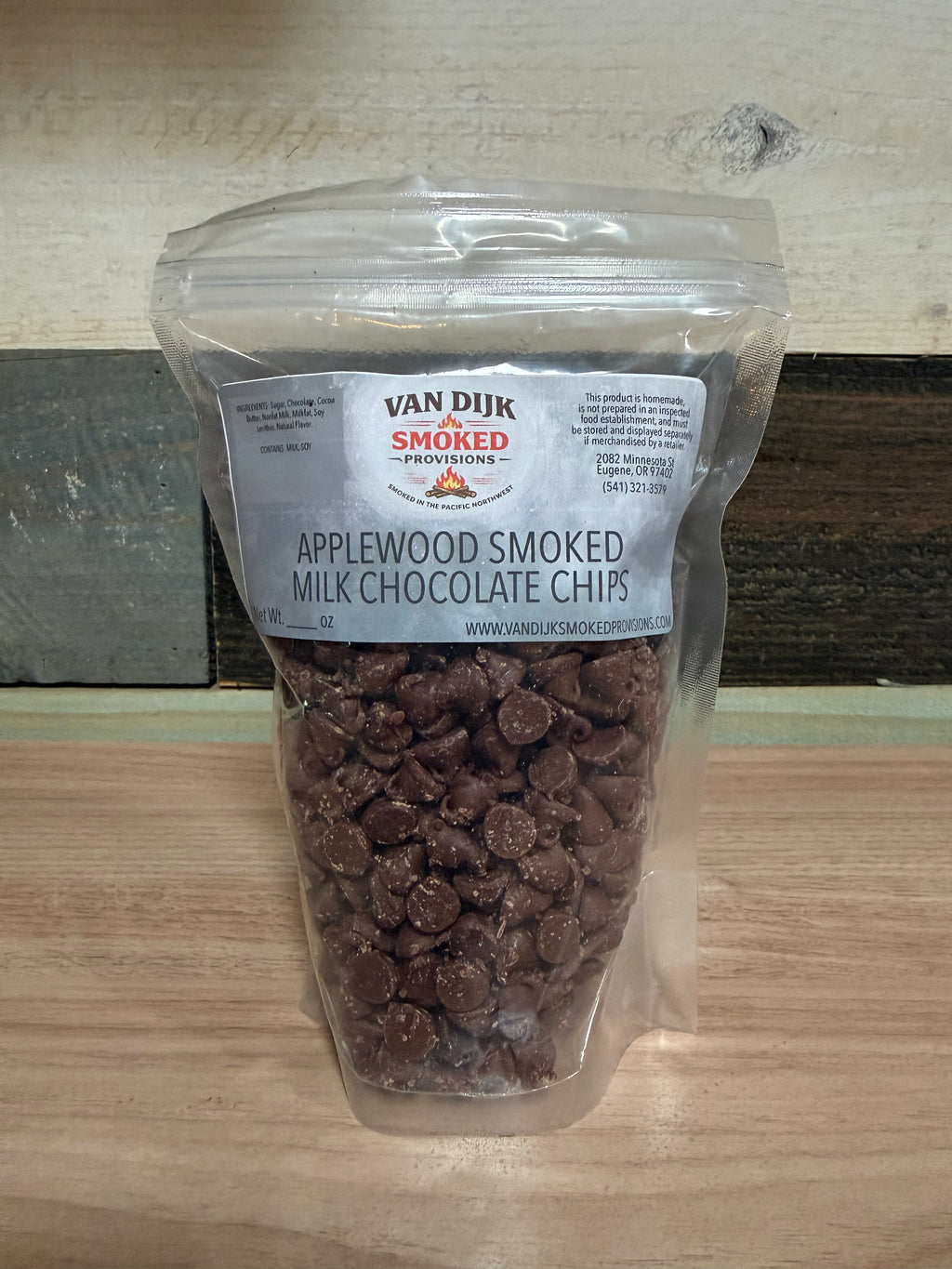 Applewood Smoked Milk Chocolate Chips 8oz By Volume