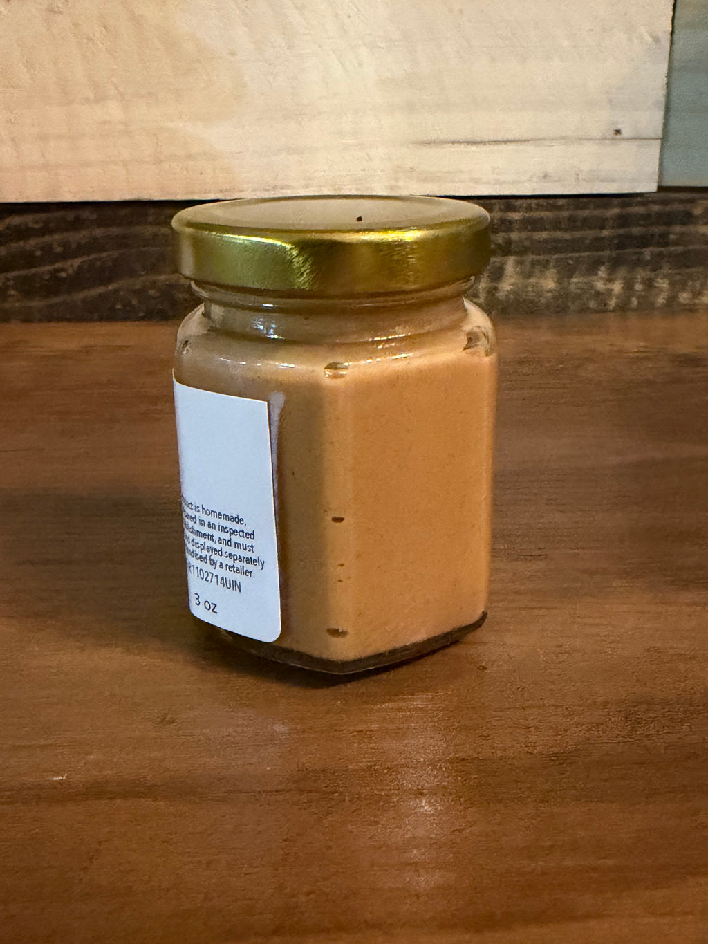 Applewood Smoked Peanut Butter Sauce - 3 oz Jar