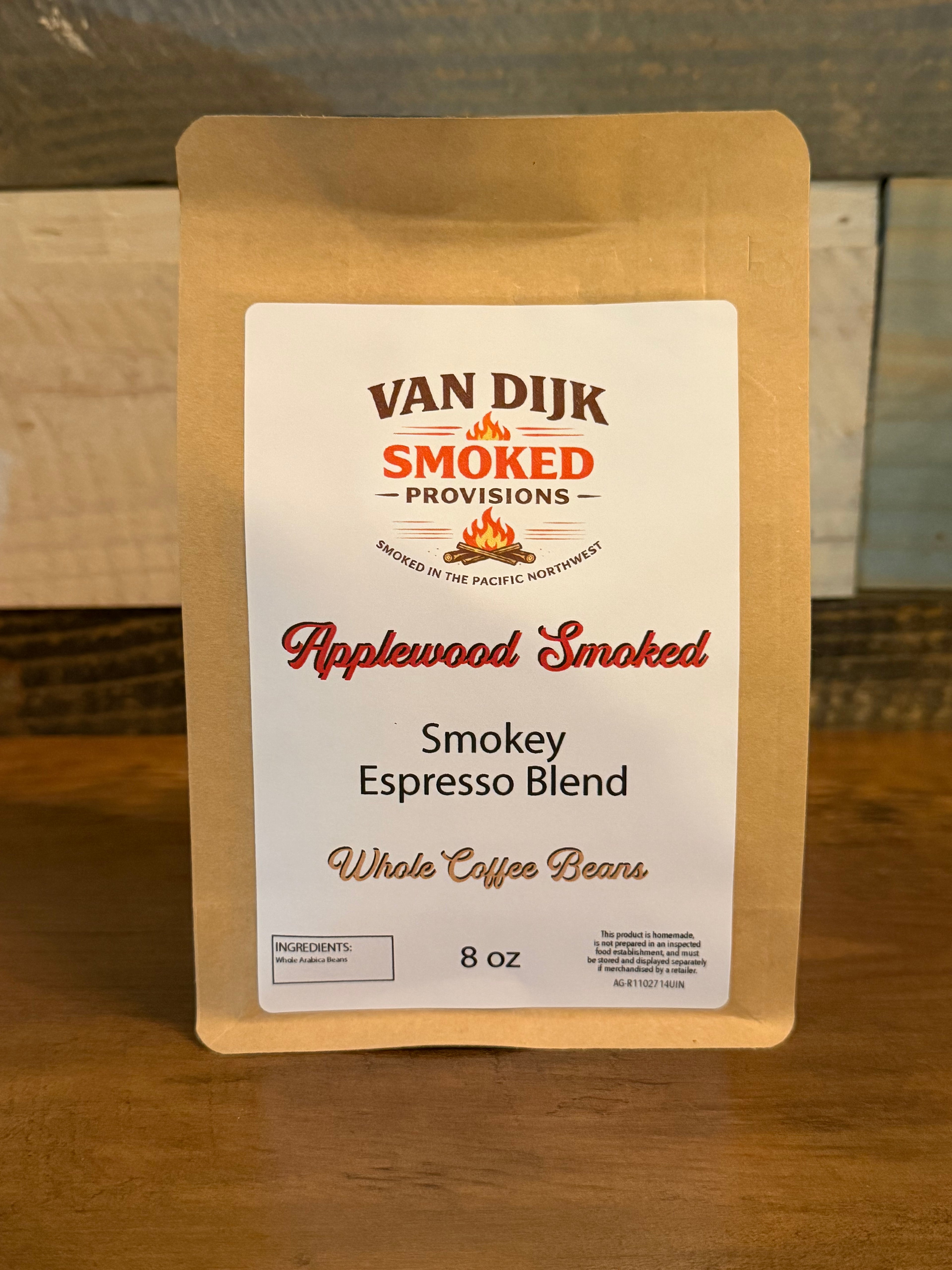 Applewood Smoked - Smokey Espresso Blend Whole Bean Coffee