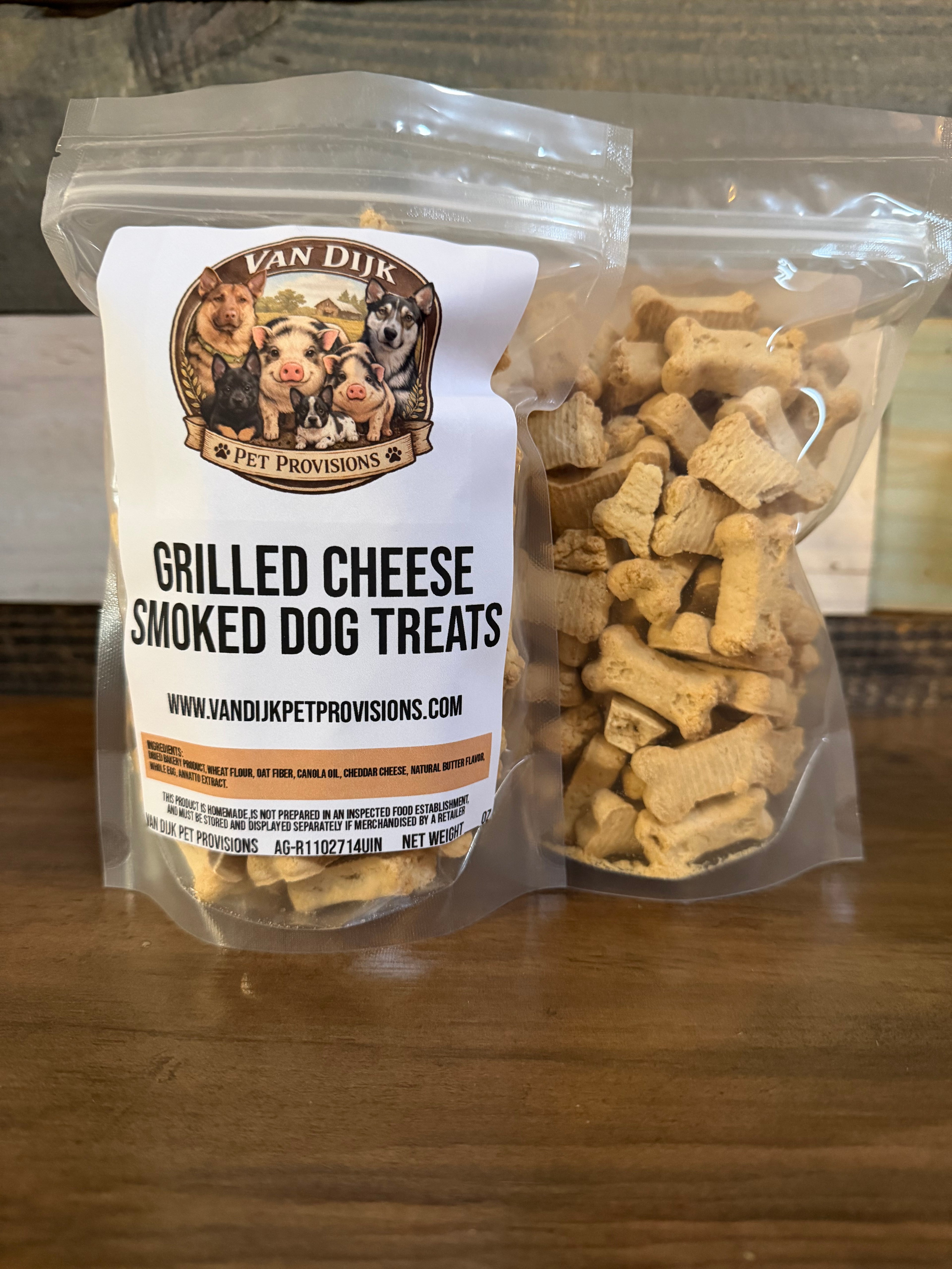 Applewood Smoked Grilled Cheese Dog Treats