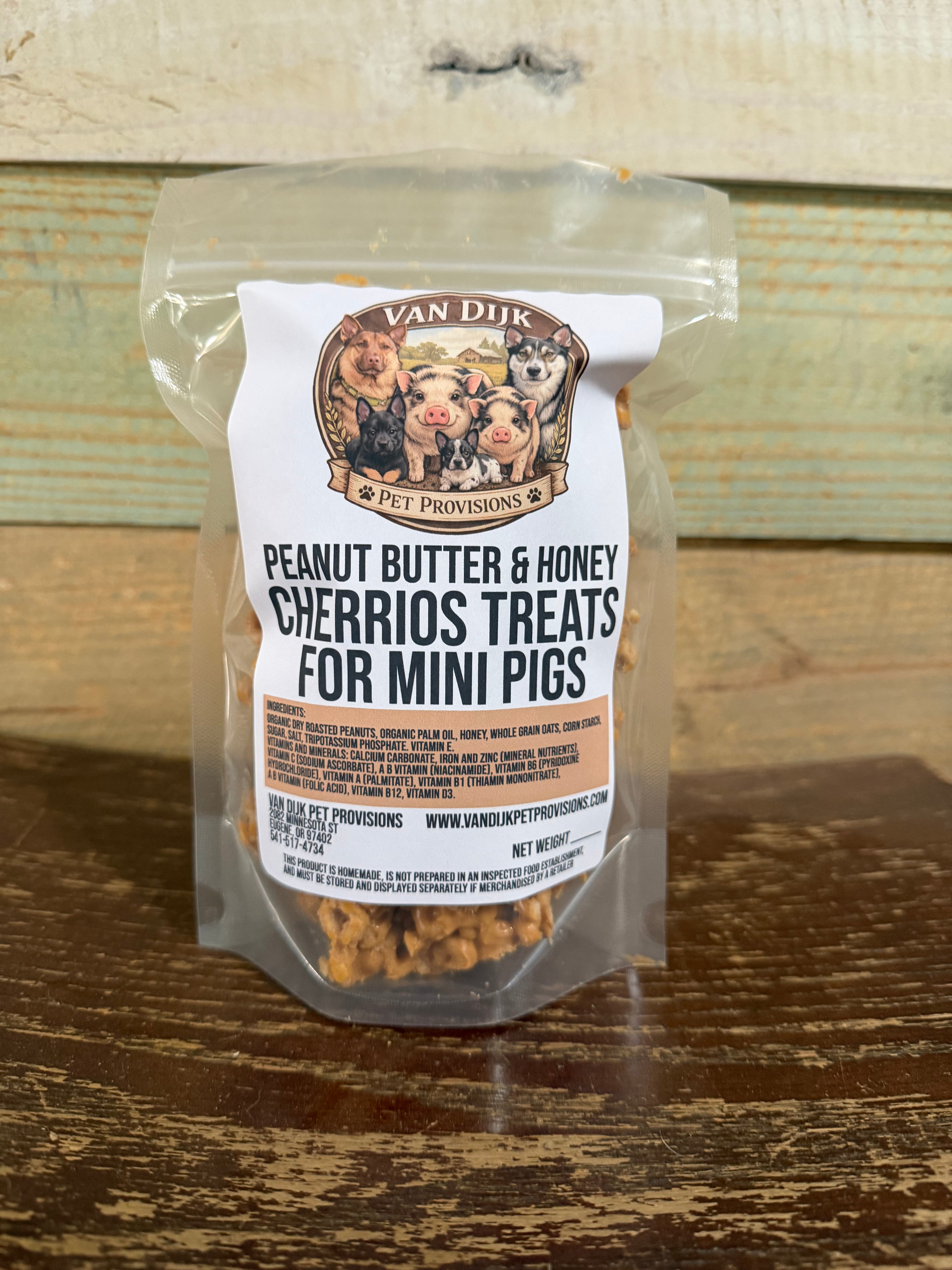 Peanut Butter and Honey Cherrios Treats for Mini Pigs - Human Grade - Gooey and Delicious