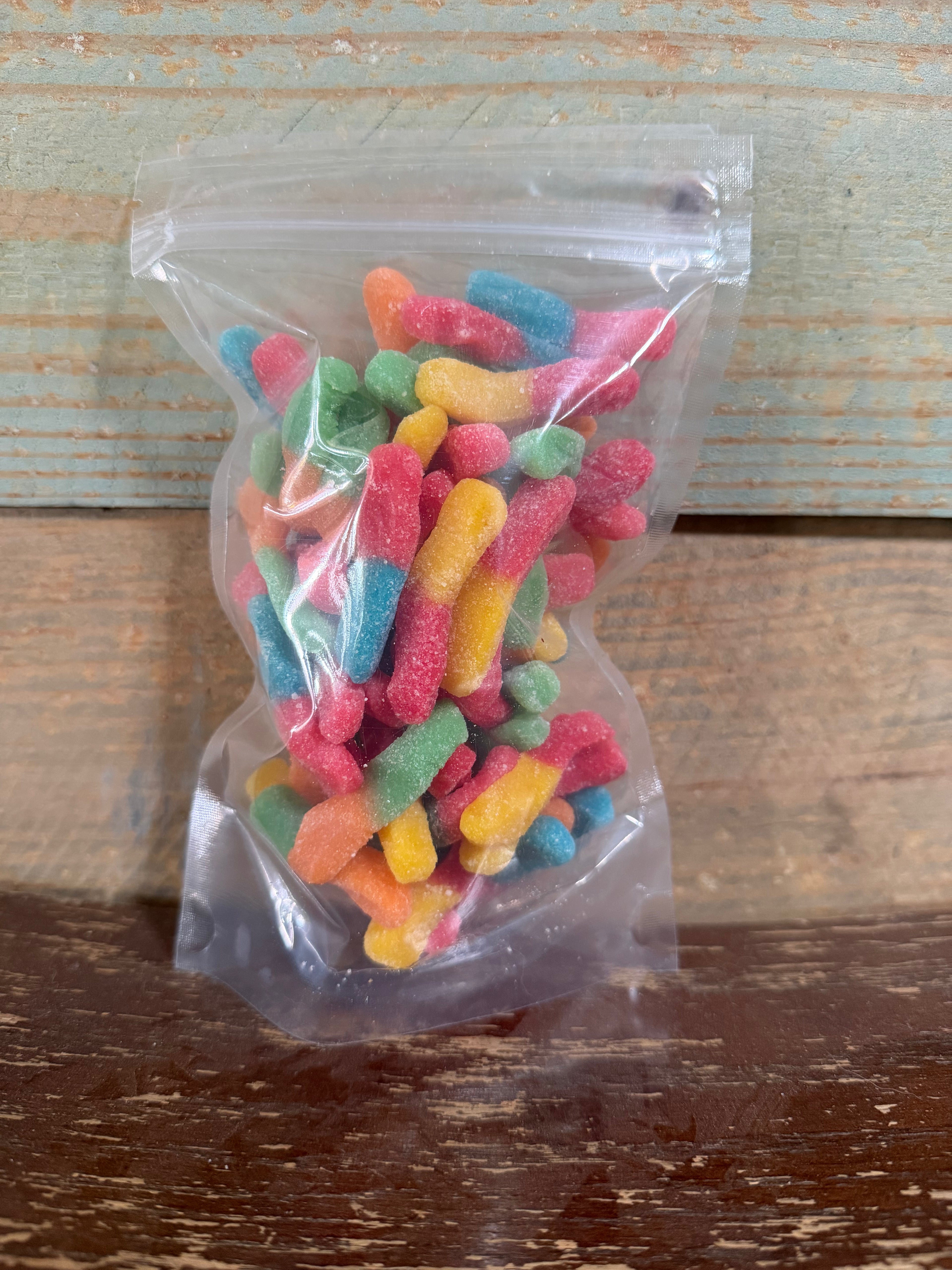 Applewood Smoked Sour Gummy Worms 18oz By Volume